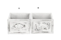 Preview: Vintage weiße Kiste Schublade