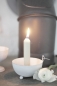 Preview: Kerzenständer weiß mit Schale und Herz