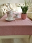 Preview: Tischlaufer 50x150cm rosa weiß creme einfarbig