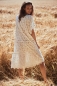 Preview: Kleid Weiß Creme  Femme Facon