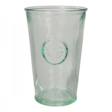 Glas Trinkglas Lanhausstil grün