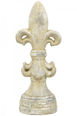 Fleur de Lys weiß franz. Lilie Deko