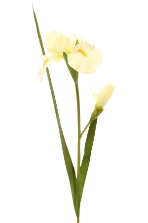 Schwertlilie Weiß Seidenblume Kunstblume 95 cm
