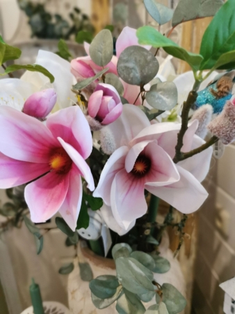 Magnolie Seidenblume Malve 75 cm