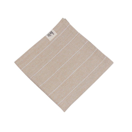 Stoffserviette Lucas Beige Cremegestreift