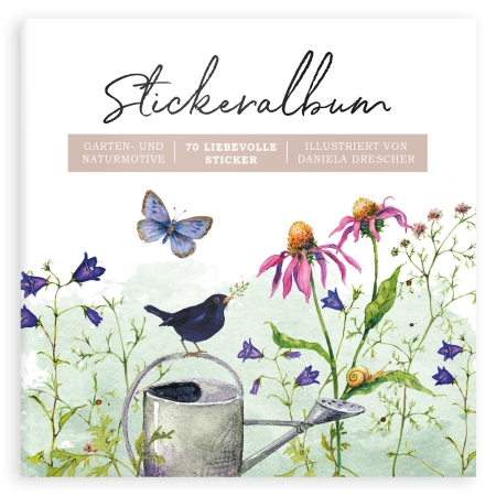 Stickeralbum 70 Sticker Aufkleber Garten-und Naturmotive