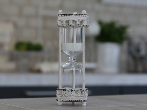 Eieruhr-Stundenglas-Sanduhr-Shabby-Chic-Antique