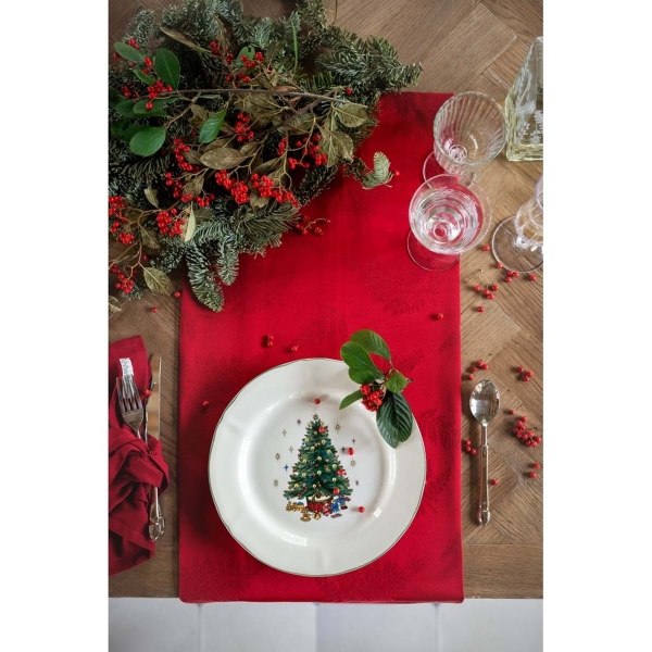 Weihnachten Tischwäsche rot