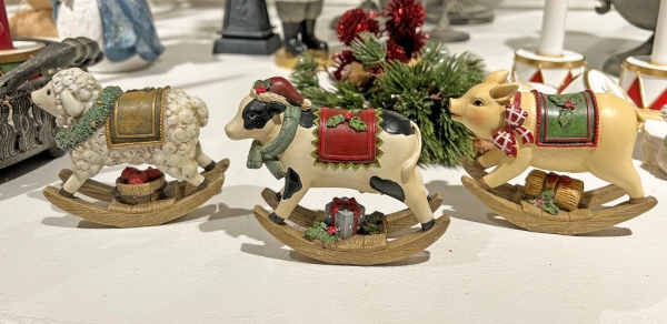 Dekofigur Tiere Weihnachtsdeko