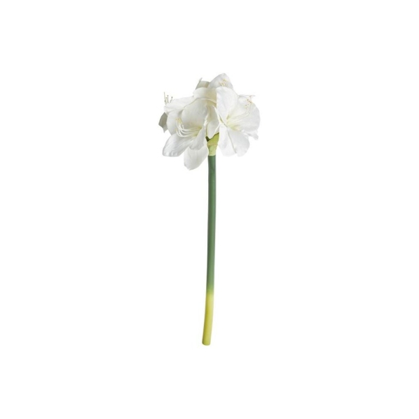 Seidenblume Amaryllis weiß 70 cm