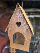 Vogelhaus Edelrost Gartendekoration